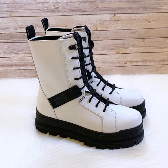 UGG Shoes - UGG Sheena Platform Combat Lace-Up Boots